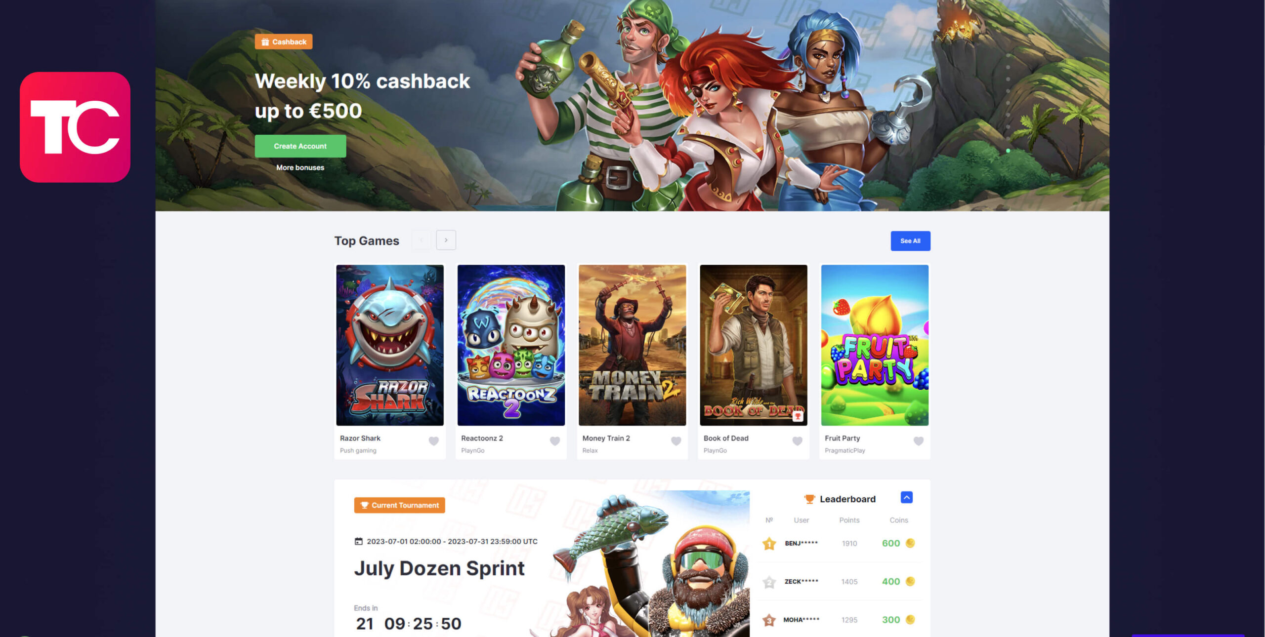 dozenspins casino review