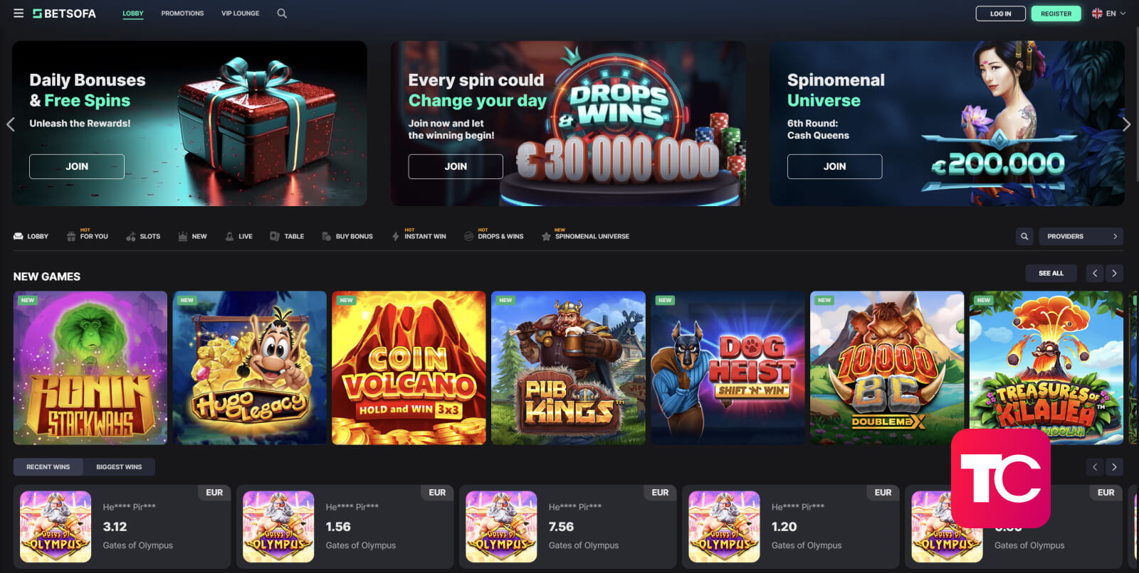 betsofa casino review topcasinos