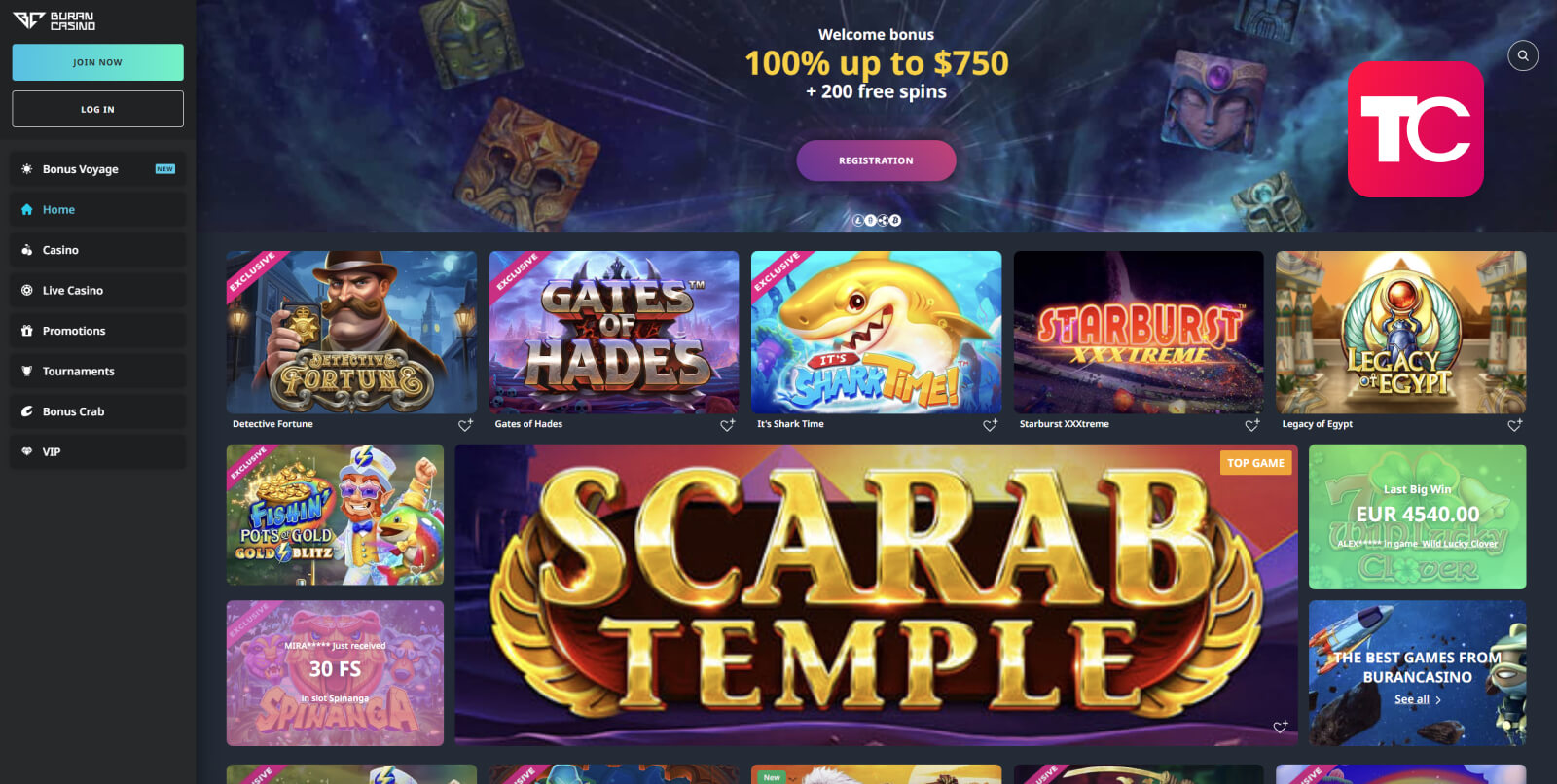 buran casino review topcasinos