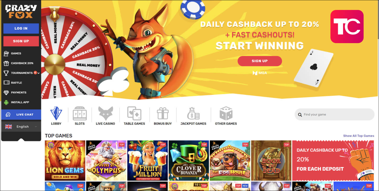 crazy fox casino review topcasinos