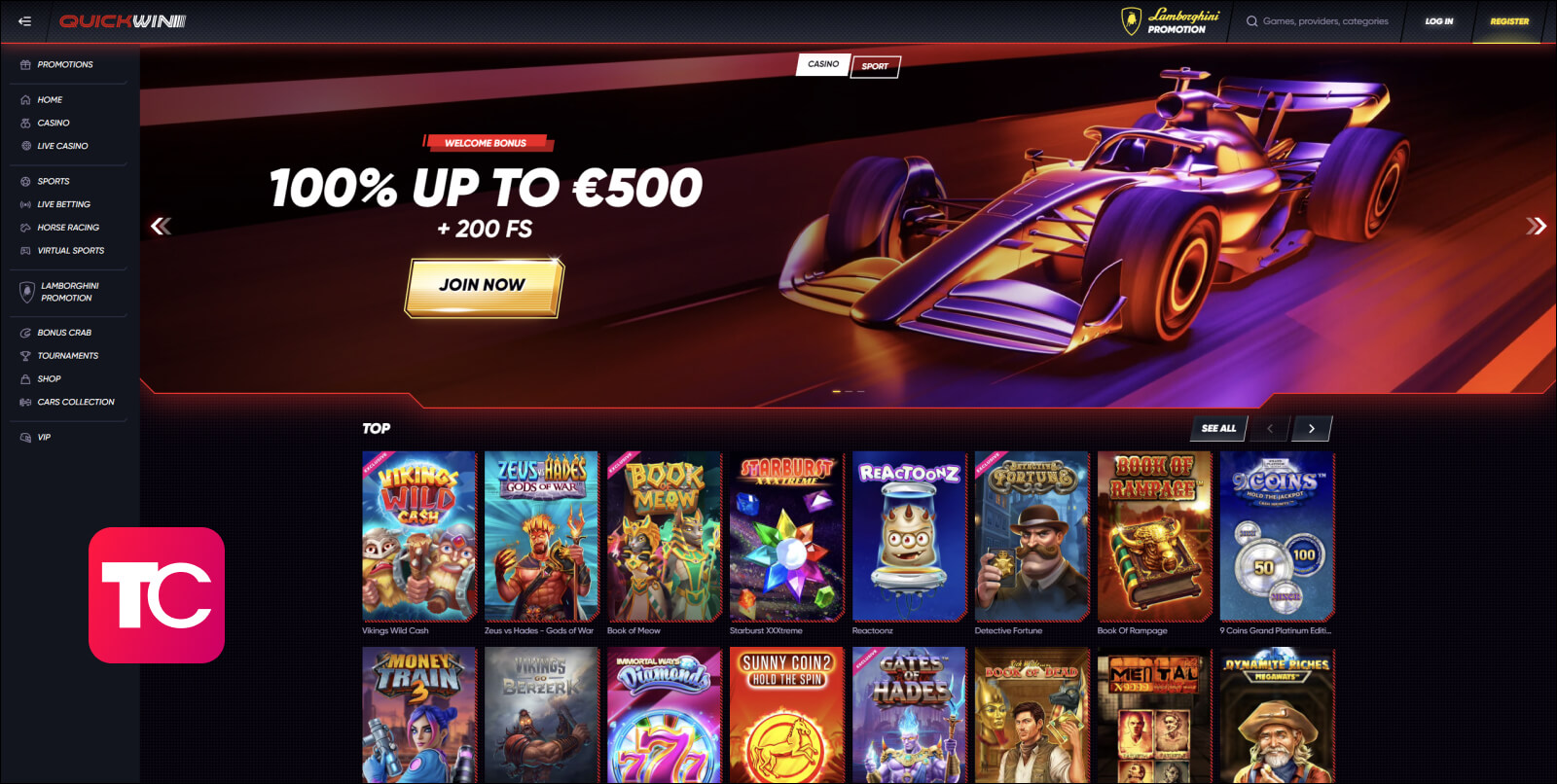 quickwin casino review topcasinos