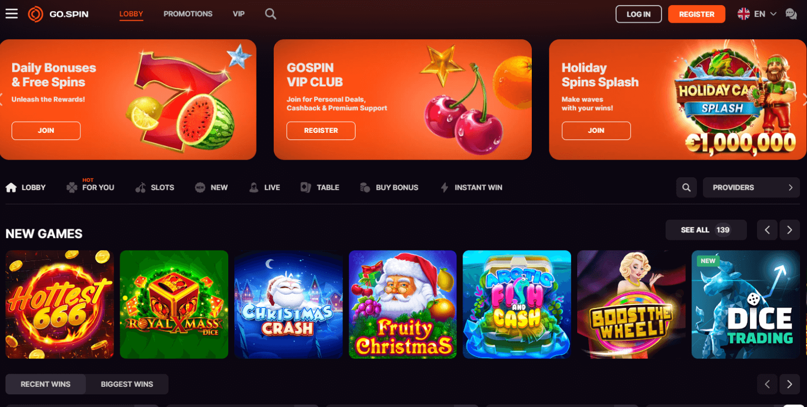 GoSpin casino review topcasinos