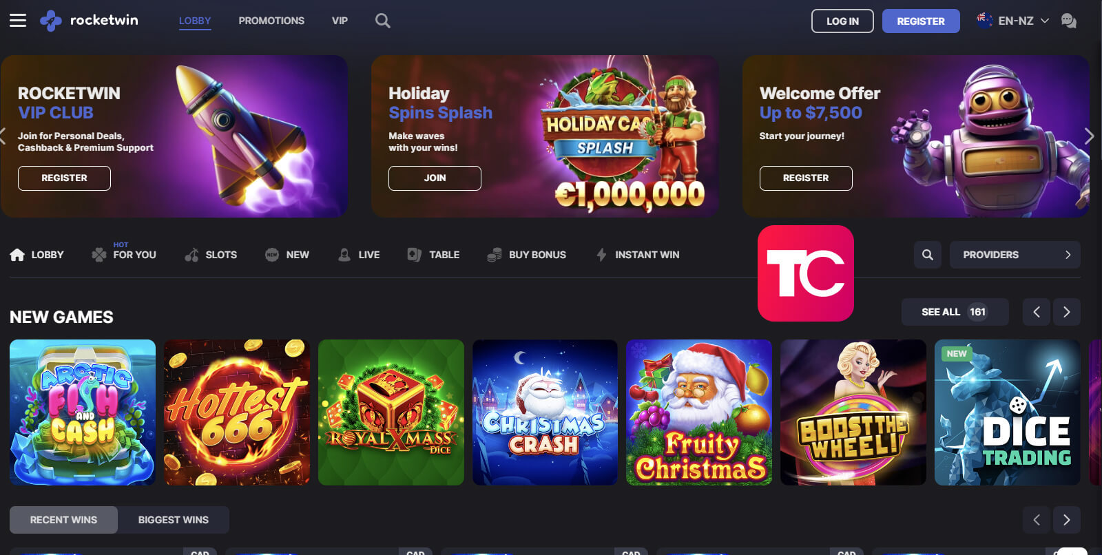 rocketwin casino review topcasinos