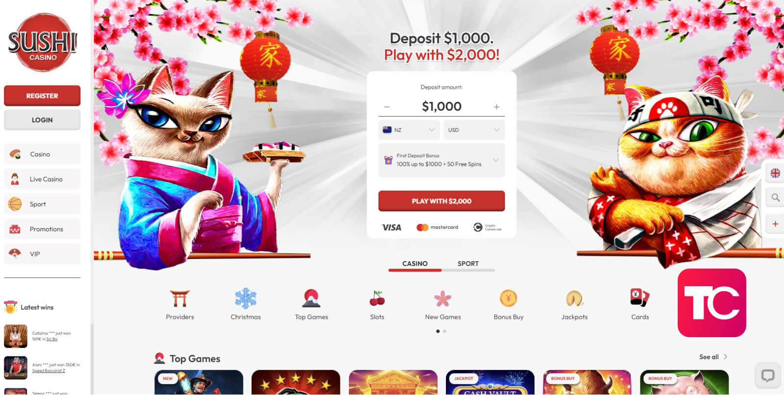 Sushi casino review topcasinos