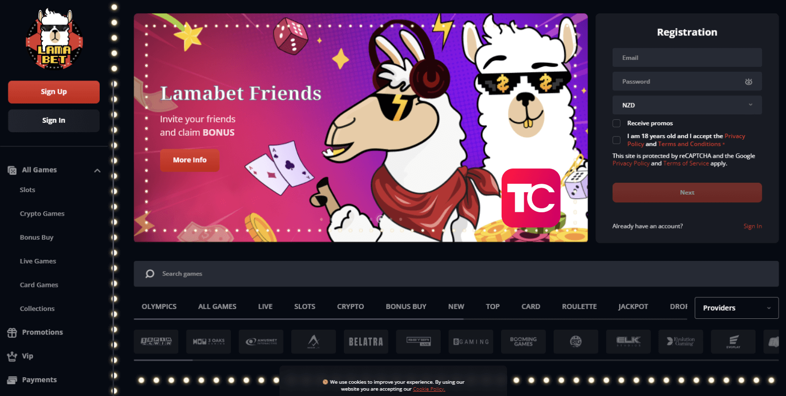 LamaBet Casino review TOP Casinos